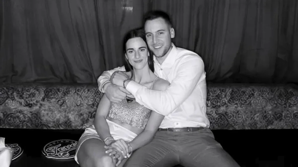 Caitlin Clark and Connor McCaffery