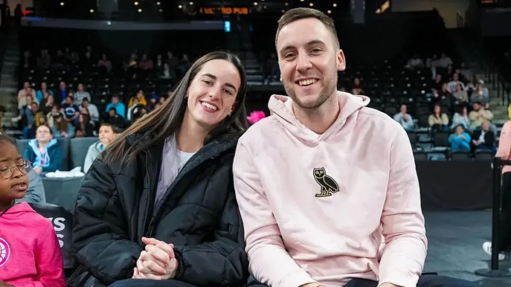 Caitlin Clark and Connor McCaffery