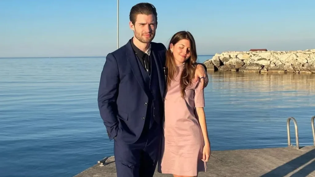 David Corenswet and Julia Best Warner